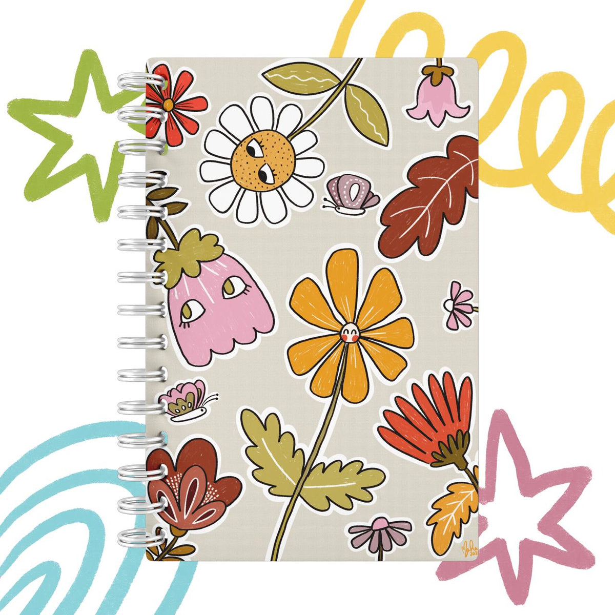 Flower Garden Notebook