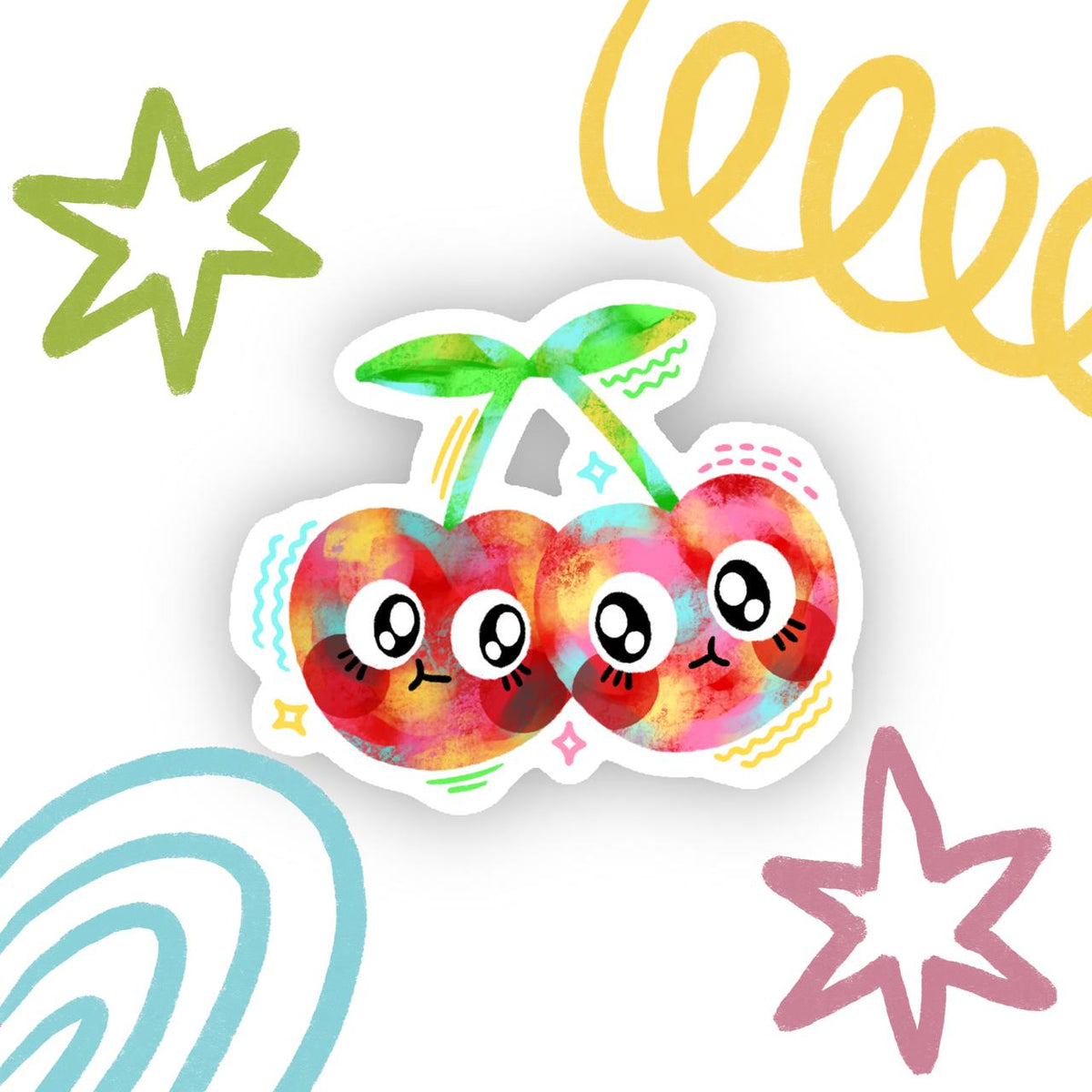 Cherries Sticker