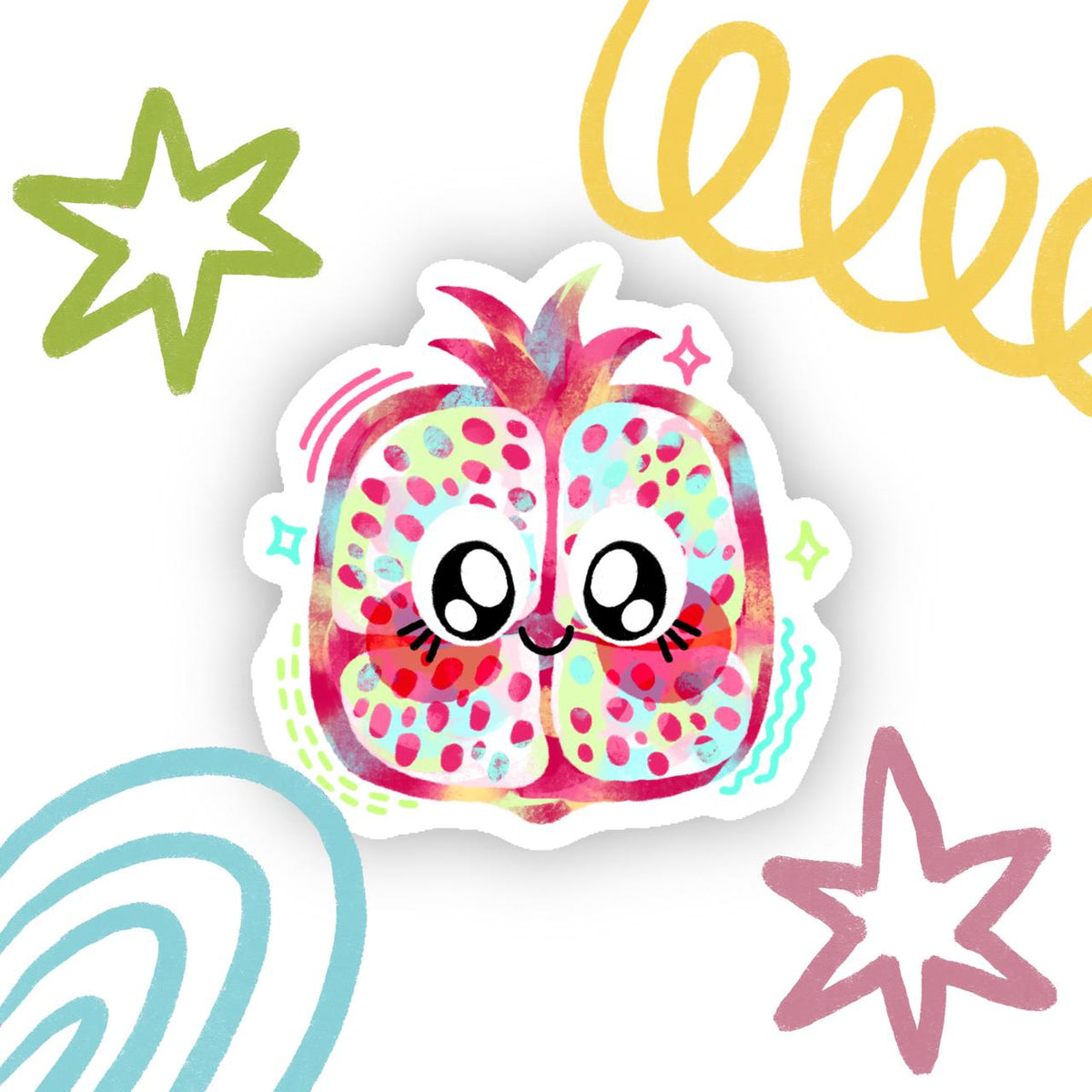 Pomegranate Sticker
