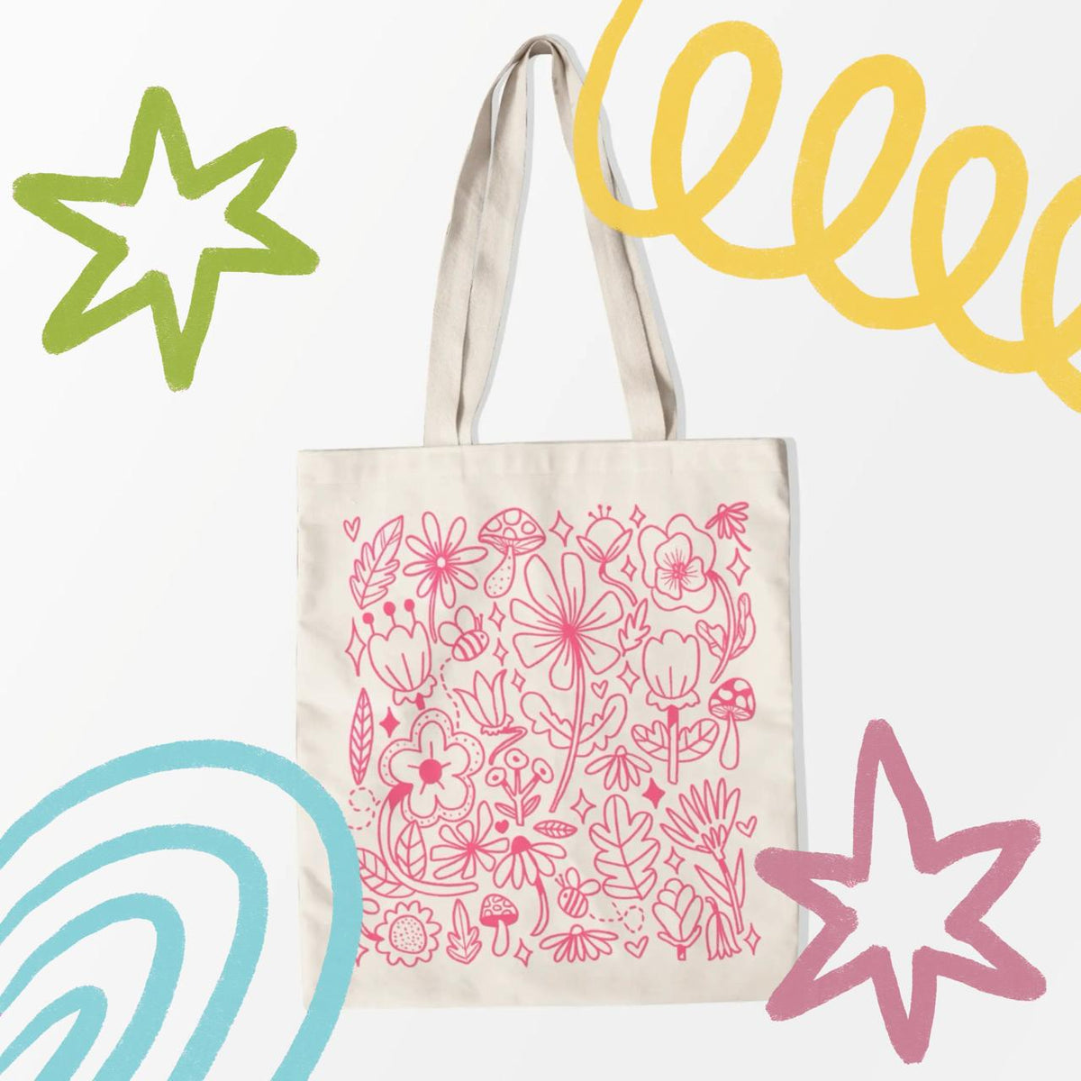 Flower Garden Tote